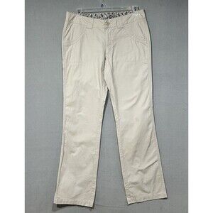 Carhartt Pants Womens 12x34 Beige Chino Flat Front Cotton Fits 36x33‎ Outdoor